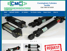 Tablet Screenshot of cunninghamcylinders.com